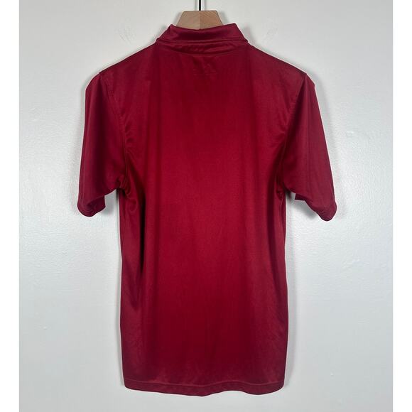 Russell Mens Washington State Cougars Short Sleeve Crimson Polo Shirt Size Small - Picture 2 of 7